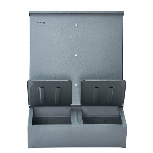 Grisfoderautomat, 60x50x84 cm, Stål, Utomhus foderautomat för boskap