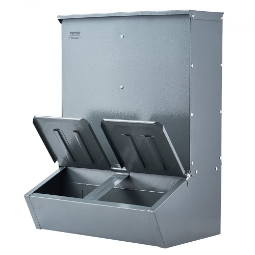 Grisfoderautomat, 60x50x84 cm, Stål, Utomhus foderautomat för boskap