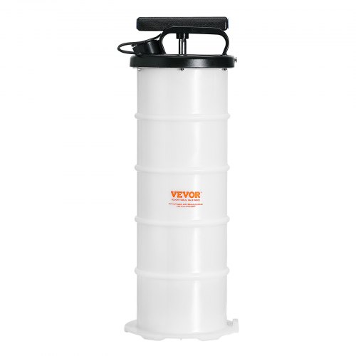 Væskeudtrækker, 6,5 liter, 20x55 cm, hvid, manuel olieskiftværktøj