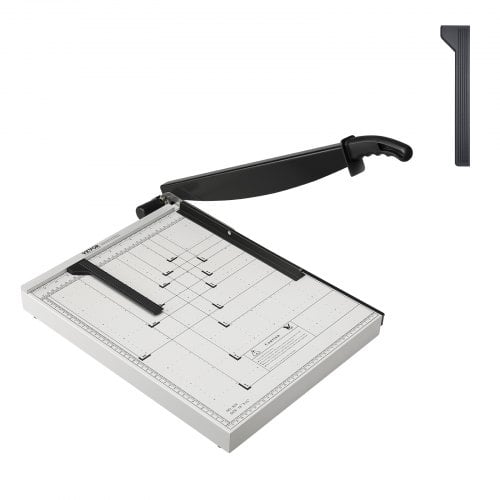 Papirskærer, Guillotine Trimmer, 66x41x8 cm, Hvid, Stål