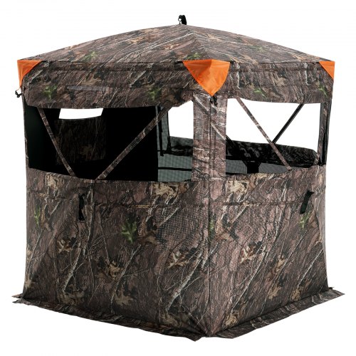 Jagt skjul, 141x141x170 cm, Camouflage, Net, Vandtæt