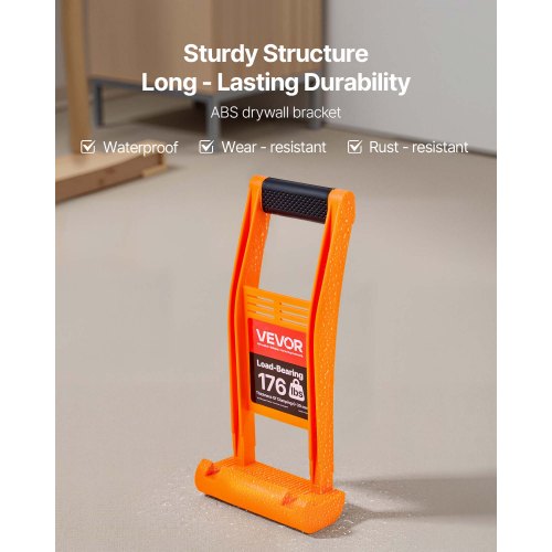 Panelbærer, 2 stk., 36x16,5x13 cm, Orange, ABS-plast