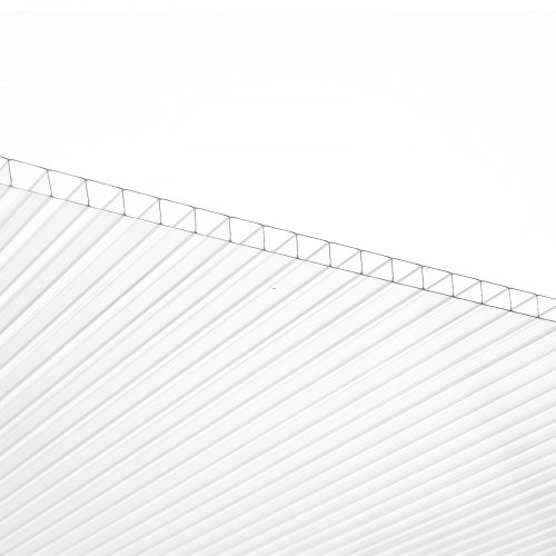 Drivhuspaneler, 121x60,5x0,6 cm, Klar, Polycarbonat tagplader