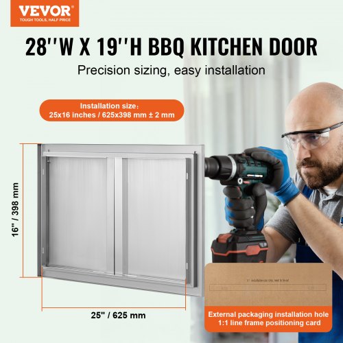 BBQ-luuk 71x48,2x4,5 cm ruostumaton teräs
