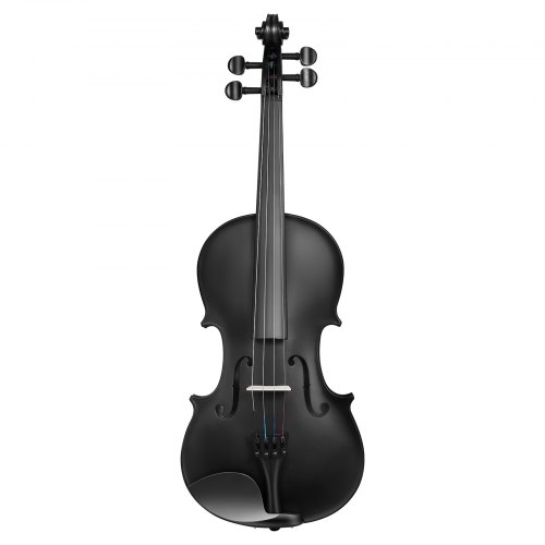 Violinsæt 355 mm 4/4, 60x21x8,5 cm, sort, massivt træ
