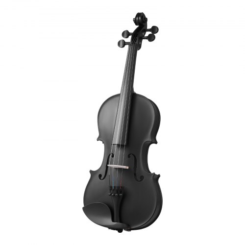 Violinsæt 355 mm 4/4, 60x21x8,5 cm, sort, massivt træ