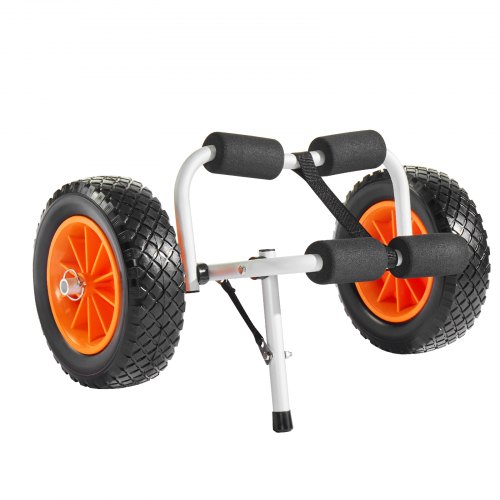 Kajakvogn, Sammenklappelig Trolley 62x35x32,5 cm, 25,4 cm hjul, Aluminium