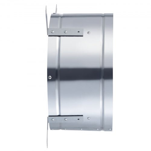 Gavlmonteret ventilator, 38x20x38 cm, galvaniseret, justerbar termostat