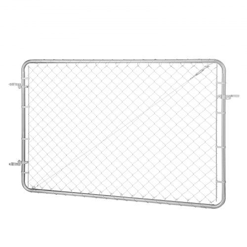 Kædeledningslåge, 183x122 cm, Galvaniseret, Justerbar, Metal
