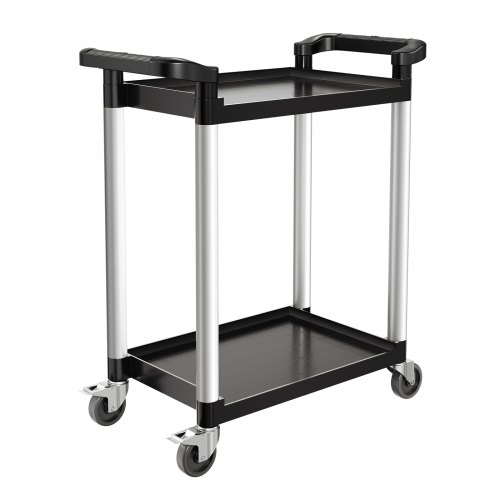 Rullebord, 80x41x94.5 cm, Sort, Plast