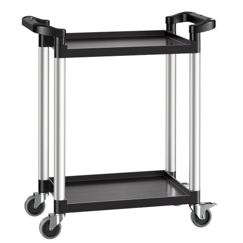 Rullebord, 80x41x94.5 cm, Sort, Plast