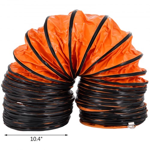 Fleksibel ventilationsslange 980x30,5 cm PVC