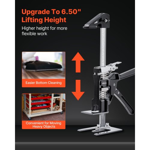 Arm Jack, 2-delt sæt, 210x86x310 mm, Sort, Metalværktøj