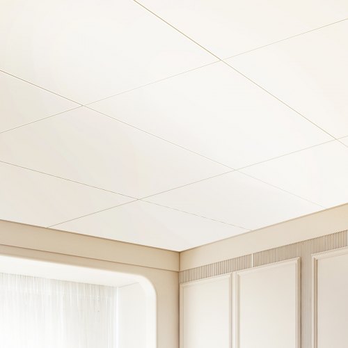 Loftplader, 60,5x121,3 cm, Hvid, PVC