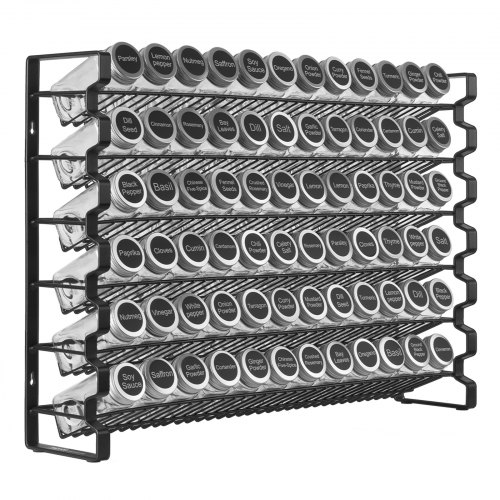 Krydderihylde Organizer, 59,1x11,8x40,7 cm, Opbevaring, Stål