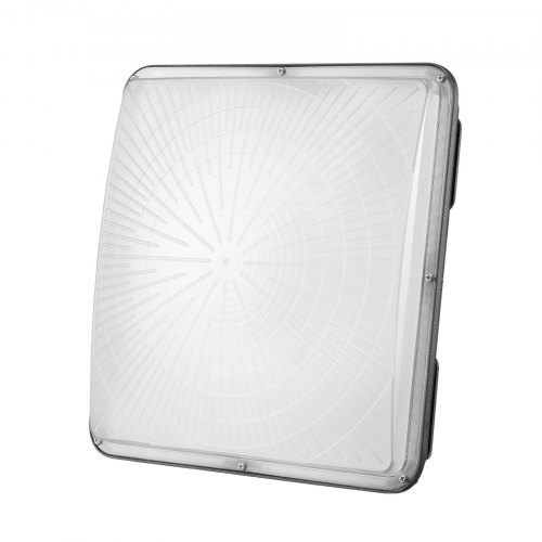 LED baldakinlampe, 315x315x100 mm, brun, udendørs belysning
