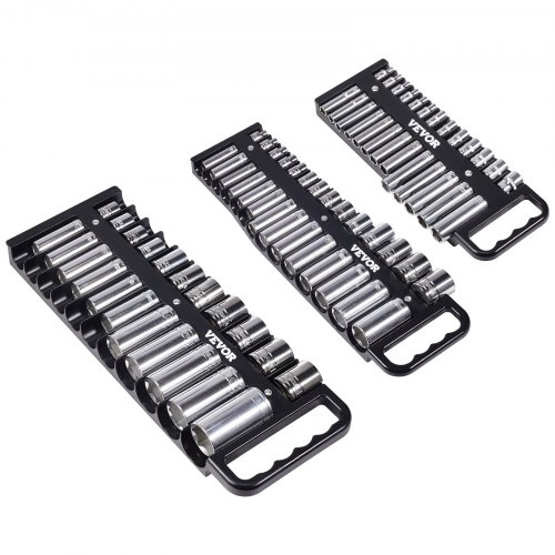 Sokkelorganiseringssæt, 288x101x23 mm, 424x123x23 mm, 433x159x31 mm, Sort, ABS