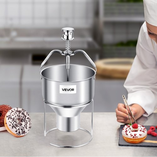Donutdispenser, Stor kapacitet manuel, 55x20x90 mm, Rustfrit stål