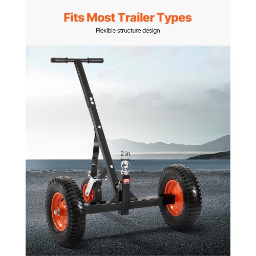 Trailer Dolly, 386,1x386,1x100,1 cm, Kulstofstål