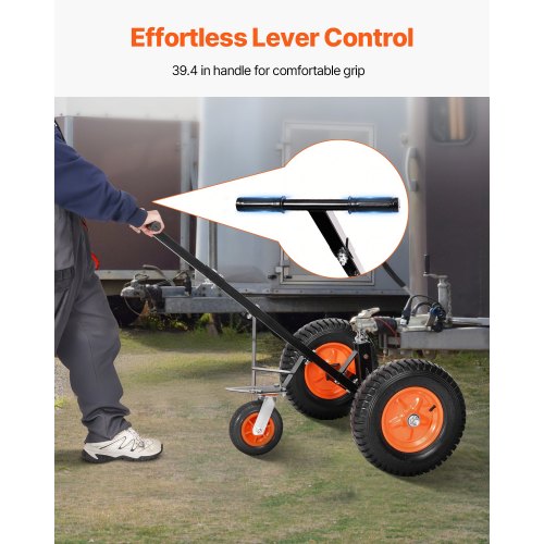 Trailer Dolly, 386,1x386,1x100,1 cm, Kulstofstål