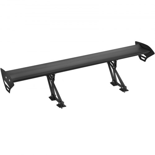Bagspoiler GT-stil Justerbar 110,6x23x28 cm Sort, Aluminiumlegering