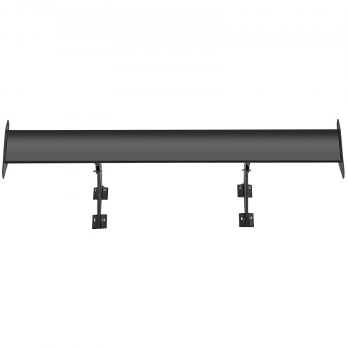 Bagspoiler GT-stil Justerbar 110,6x22x28 cm Sort, Aluminiumlegering