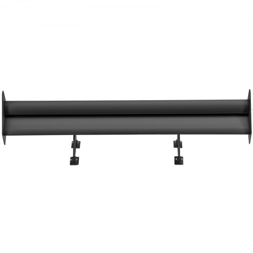 Bagspoiler GT-stil Justerbar 135x30x35 cm Sort, Aluminiumlegering