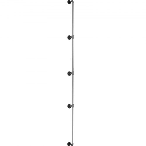 Portaankaide, 396,2 cm, musta, hiiliteräs