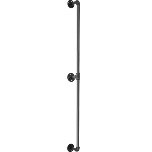 Portaankaide, 152,4 cm, musta, hiiliteräs