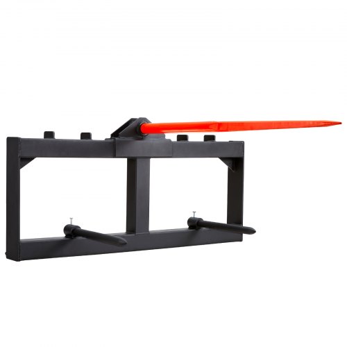 Hay Spyd Attachment, 49x2,36 tommer, 1600 lbs kapacitet, Skid Steer, Stål