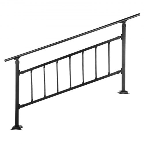 Utomhustrappa Räcke, Smidesjärn, 83,5x172,5 cm, Svart