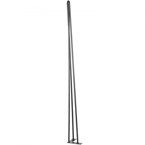 Bordsben, 86,4 cm, Svart, Kolfiberstål Extra Robust