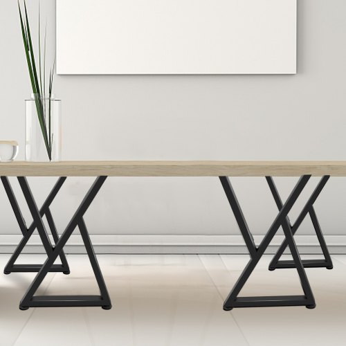 Bordben, 71.1x45.7 cm, Sort, Metal