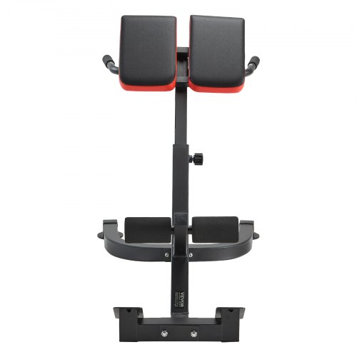 Roman Chair Hyperextension bænk justerbar, sort