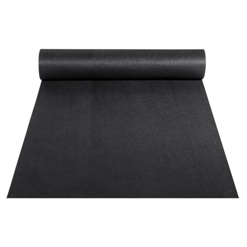 Geotekstildug, 183x1524 cm, Sort, Ikke-vævet ukrudtsdug