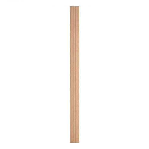Akustisk vægpanel, 8 stk., 245x16,6x0,9 cm, ask, træ, lydreduktion