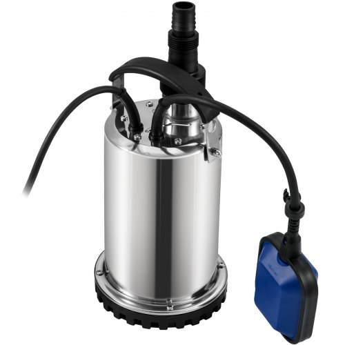 Nedsænkelig vandpumpe, 550W, 9500L/H, 10 m ledning, rustfrit stål