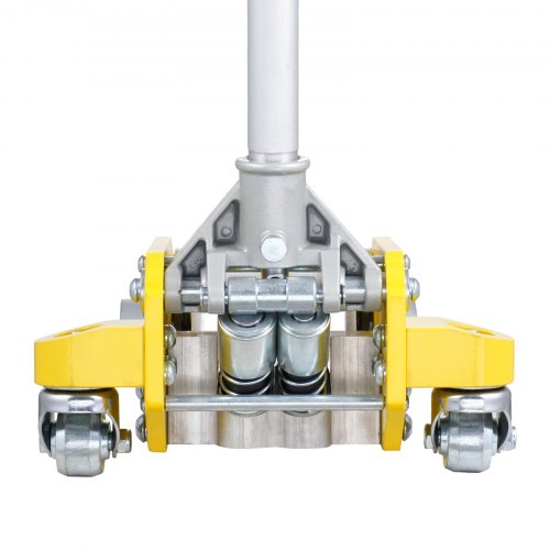 Gulvdonkraft, 3 ton lavprofil aluminium hydraulisk, 670x320x210 mm, Gul