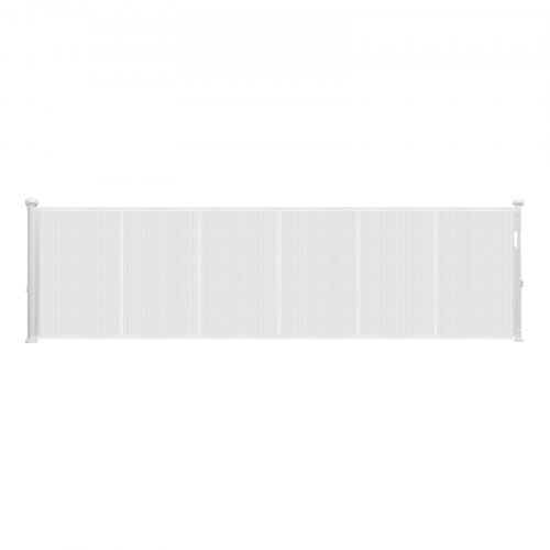 Udtrækkelig babylåge, 87x280 cm, hvid, netmateriale Udtrækkelig babylåge, 87x280 cm, hvid, netmateriale