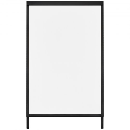 Fortovsskilt, 61x91,4 cm, Stål, Dobbeltsidet, Sammenklappelig