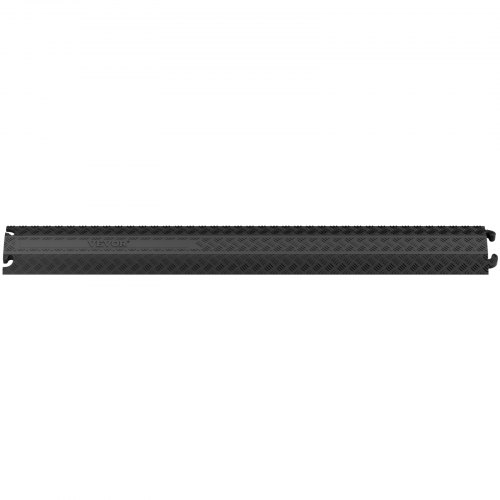 Kabelbeskytter rampe, 3-pak, 100x13x2 cm, sort, ekstra robust