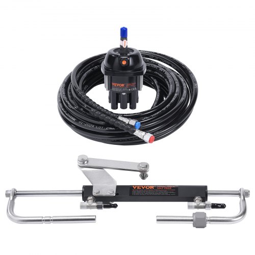 Hydraulisk påhængsstyringssæt, 731,5 cm slange, 90HK, Marine, Hydraulisk system