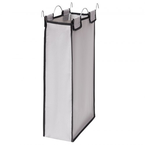 Vasketøjsvogn, 76,5x40,6x86,5 cm, Opbevaring, Metal, 4 aftagelige poser