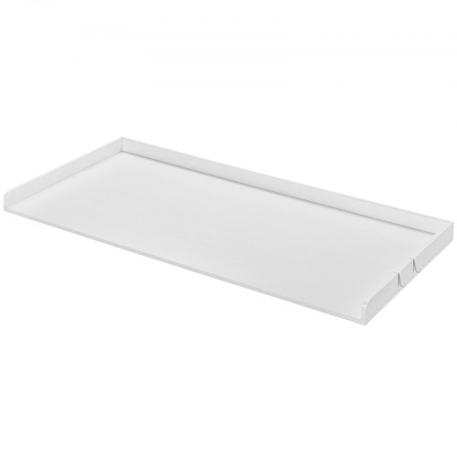 Vaskemaskine-tørretumbler bordplade, 137x70x6,9 cm, hvid, vandafvisende træ