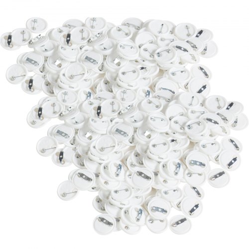 Pinbaksats för knappar, 25 mm, metall och plast, gör-det-själv för tillverkning av märken