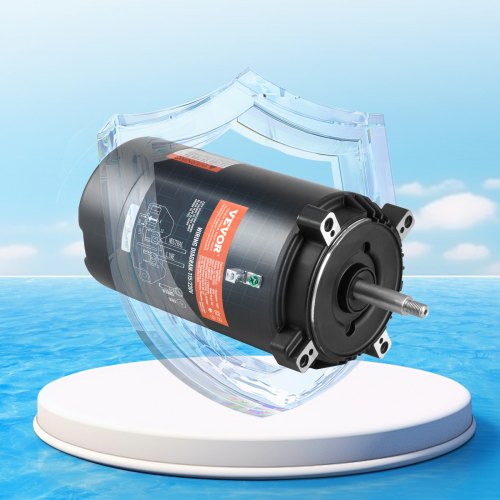 Poolpumpe motor, 1 HK 56J ramme, 34,5x16,5x16,5 cm, stål