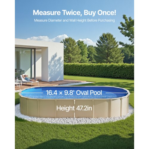 Poolliner, 500x300x120 cm, Oval, Vinyl
