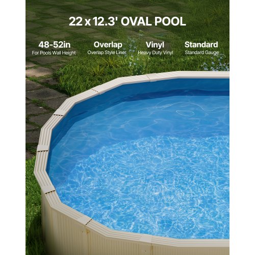 Pool-liner, 610x375x132 cm, vinyl
