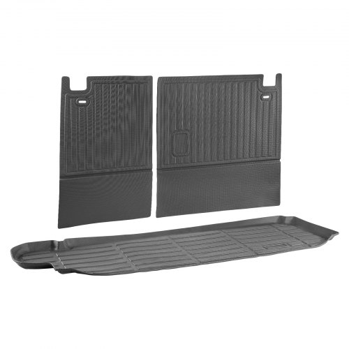 Bagagerumsmåttesæt, kompatibel med Toyota Kluger & Highlander 2020-2024, 147x48,5 cm, sort, TPE