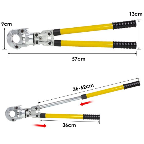 Putkentaivutin, 12-32 mm, Teräs